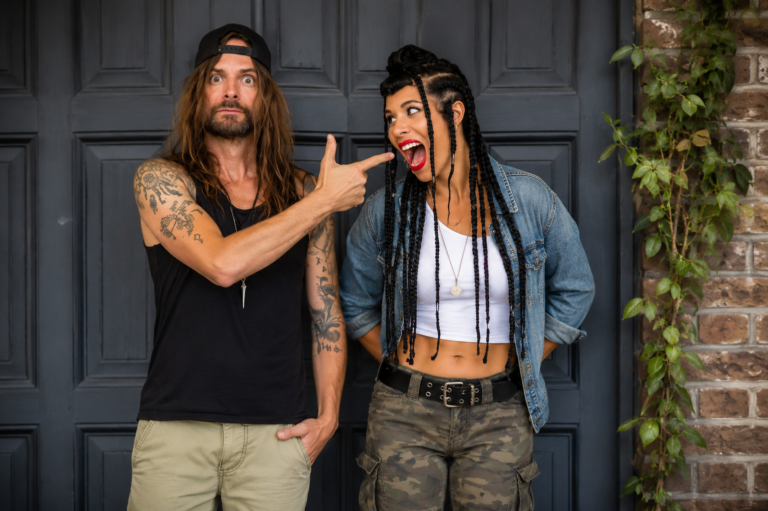 Frah Shaka Ponk et sa femme